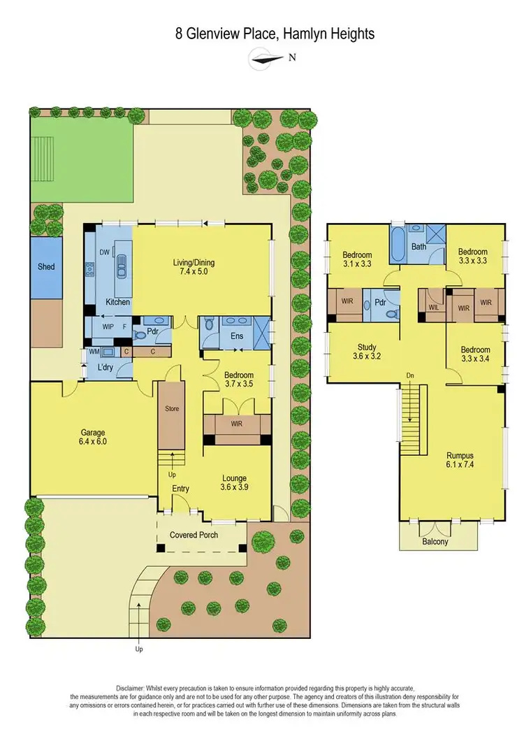 Floorplan of Homely house listing, 8 Glenview Place, Hamlyn Heights VIC 3215