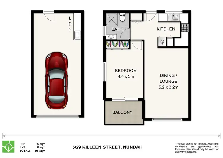 Floorplan of Homely unit listing, 5/29 Killeen Street, Nundah QLD 4012