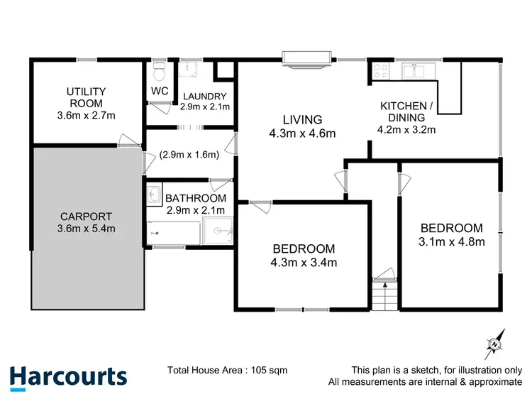 Floorplan of Homely house listing, 318 Scotts Road, Cairns Bay TAS 7116