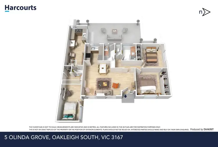Floorplan of Homely house listing, 5 Olinda Grove, Oakleigh South VIC 3167