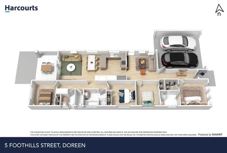 Floorplan of Homely house listing, 5 Foothills Street, Doreen VIC 3754