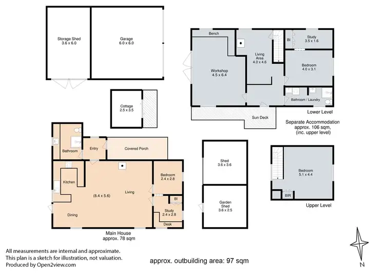 Floorplan of Homely house listing, 198 Guys Road, Cygnet TAS 7112