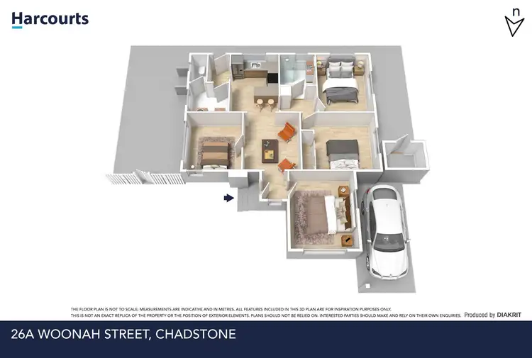 Floorplan of Homely house listing, 26A Woonah Street, Chadstone VIC 3148