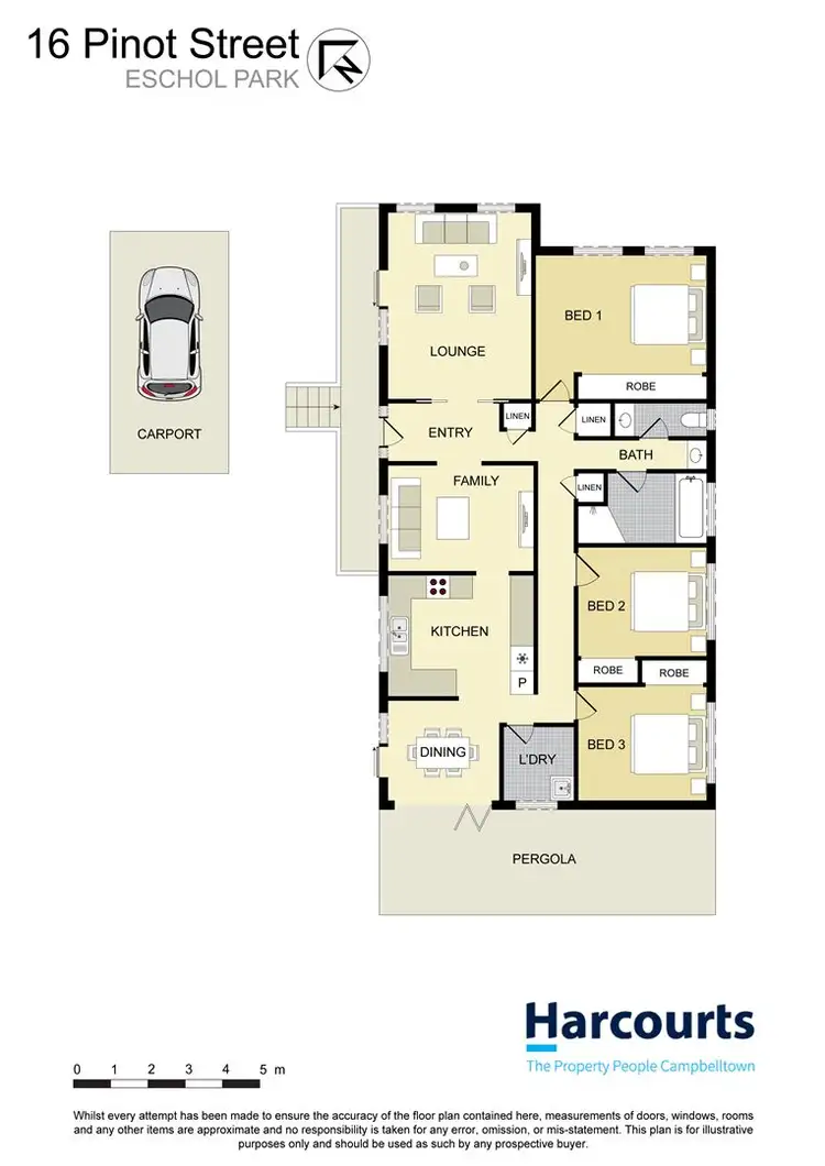 Floorplan of Homely house listing, 16 Pinot Street, Eschol Park NSW 2558