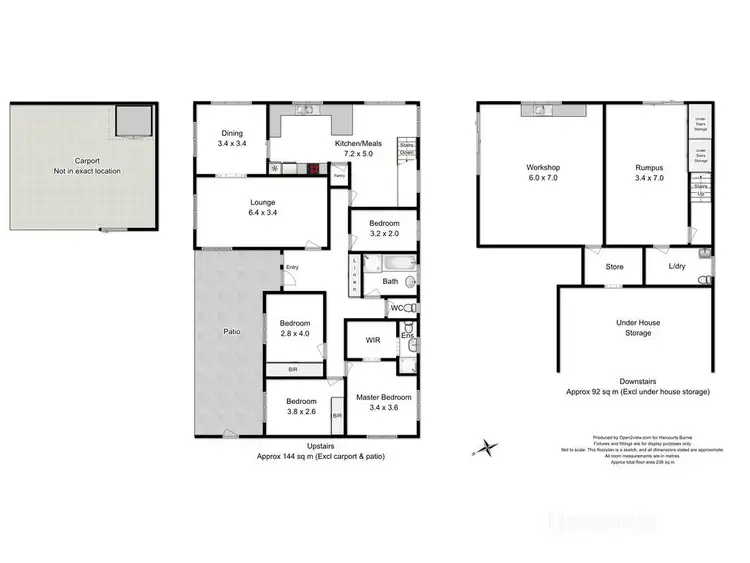 Floorplan of Homely house listing, 97 Brickport Road, Park Grove TAS 7320