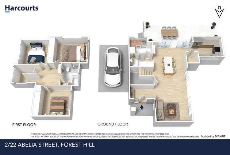 Floorplan of Homely townhouse listing, 2/22 Abelia Street, Forest Hill VIC 3131