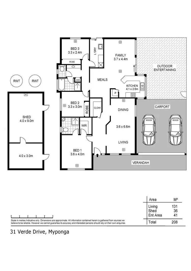 Floorplan of Homely house listing, 31 Verde Drive, Myponga SA 5202