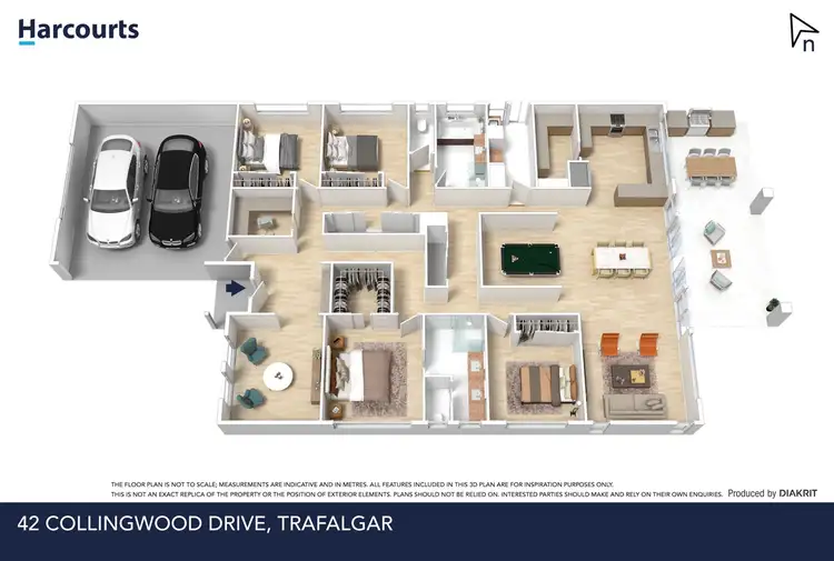 Floorplan of Homely house listing, 42 Collingwood Drive, Trafalgar VIC 3824