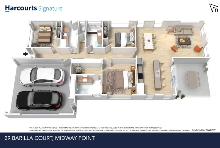 Floorplan of Homely house listing, 29 Barilla Court, Midway Point TAS 7171