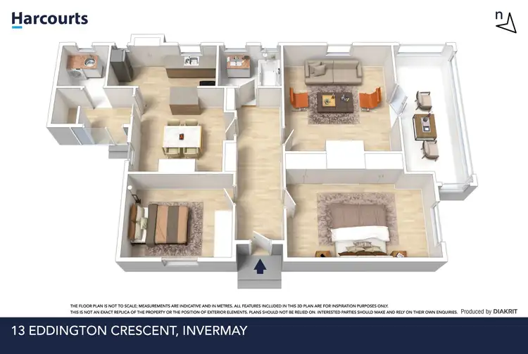 Floorplan of Homely house listing, 13 Eddington Cres, Invermay TAS 7248