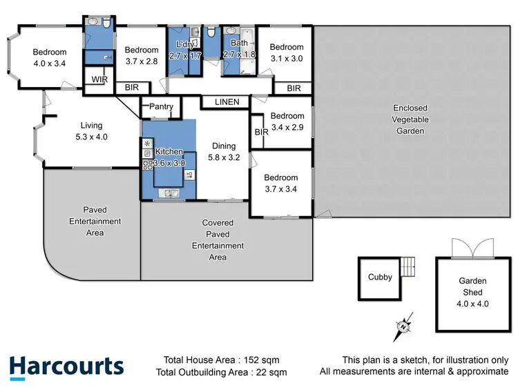 Floorplan of Homely house listing, 12 Cornelia Close, Ranelagh TAS 7109