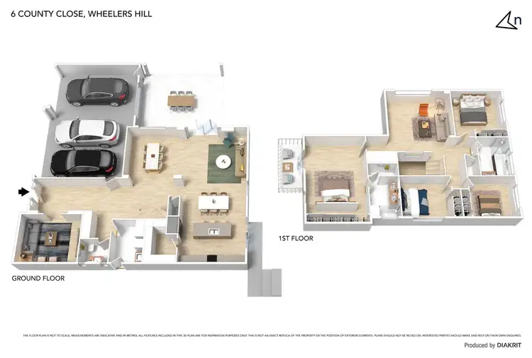Floorplan of Homely house listing, 6 County Close, Wheelers Hill VIC 3150