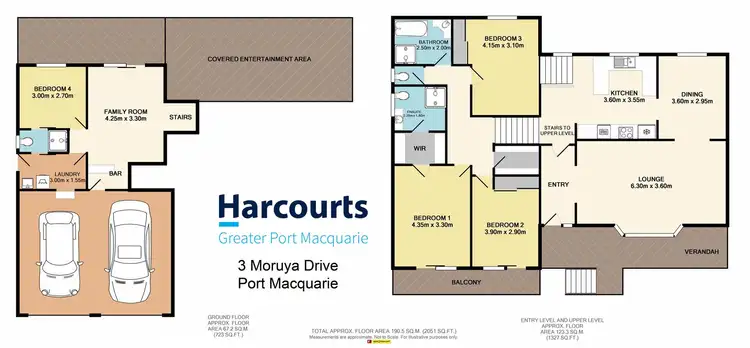 Floorplan of Homely house listing, 3 Moruya Drive, Port Macquarie NSW 2444