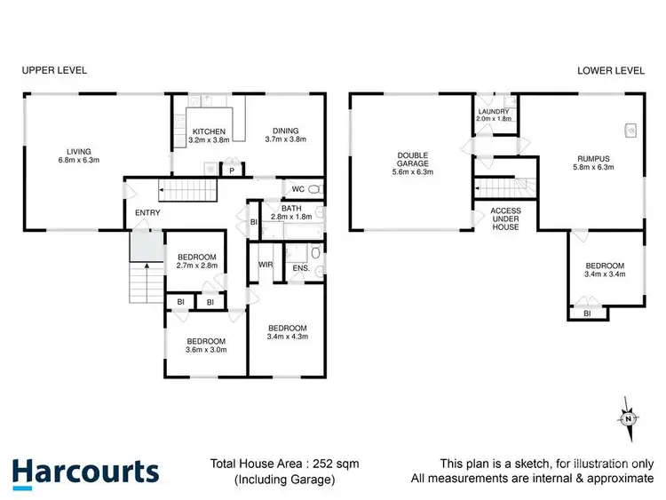 Floorplan of Homely house listing, 9 Tulloch Court, Lindisfarne TAS 7015