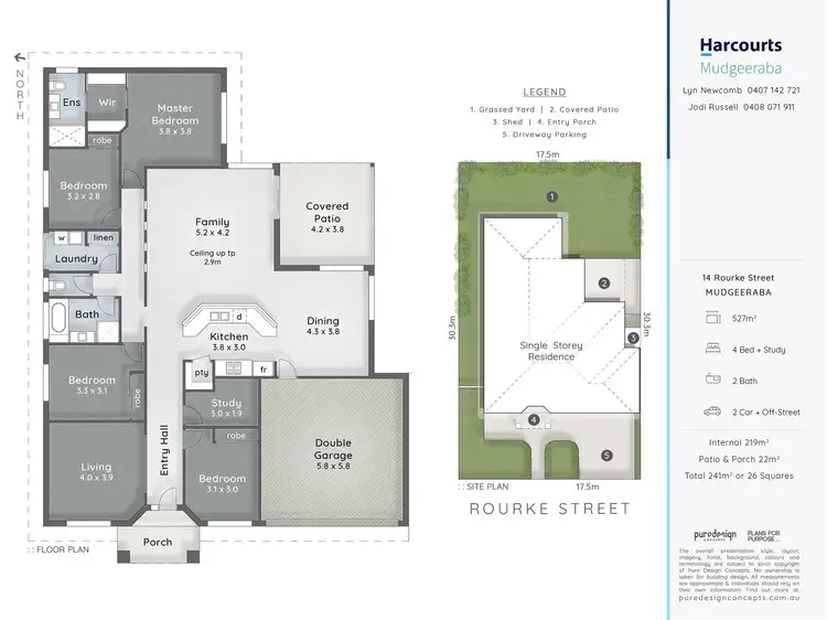 Floorplan of Homely house listing, 14 Rourke Street, Mudgeeraba QLD 4213