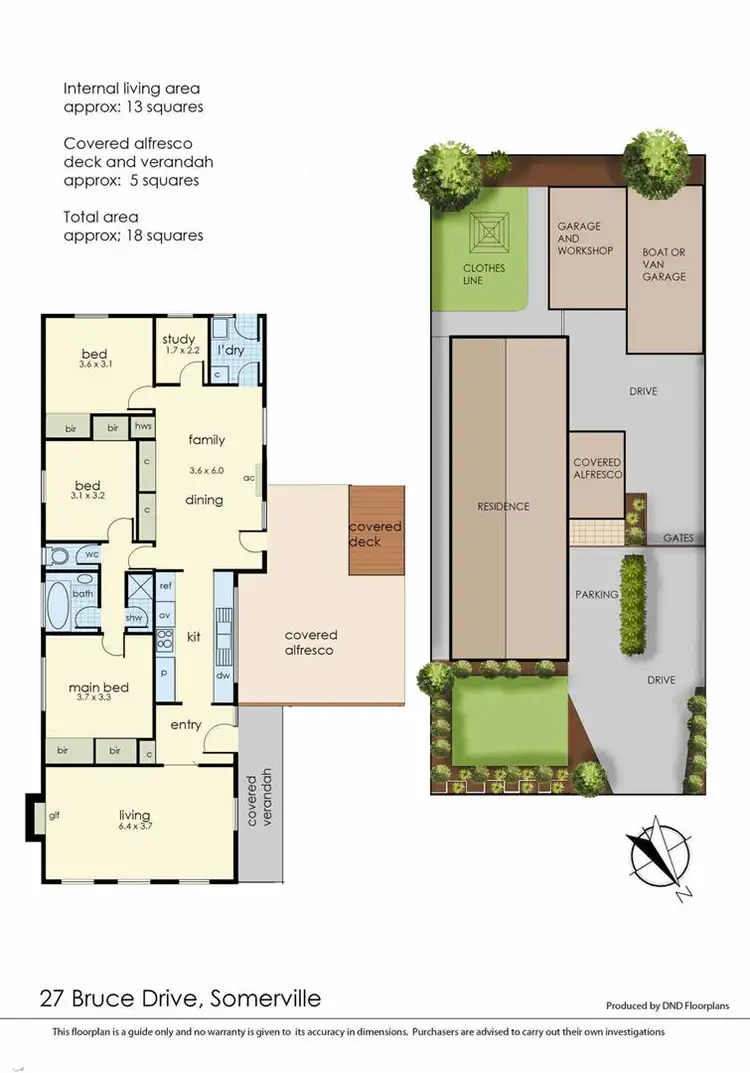Floorplan of Homely house listing, 27 Bruce Drive, Somerville VIC 3912