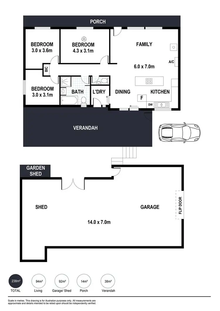 Floorplan of Homely house listing, 35 Cudmore Road, Mccracken SA 5211