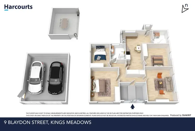 Floorplan of Homely house listing, 9 Blaydon Street, Kings Meadows TAS 7249