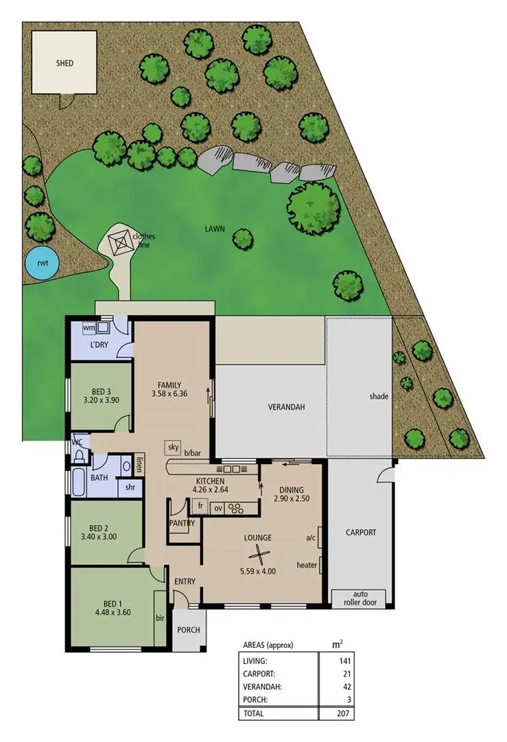 Floorplan of Homely house listing, 8 Marelle Way, Noarlunga Downs SA 5168