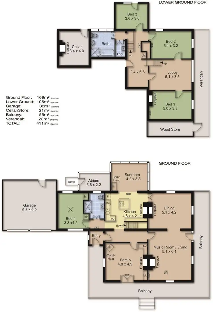 Floorplan of Homely house listing, 19 Orley Avenue, Stirling SA 5152