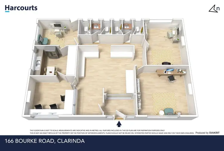 Floorplan of Homely house listing, 166 Bourke Road, Clarinda VIC 3169