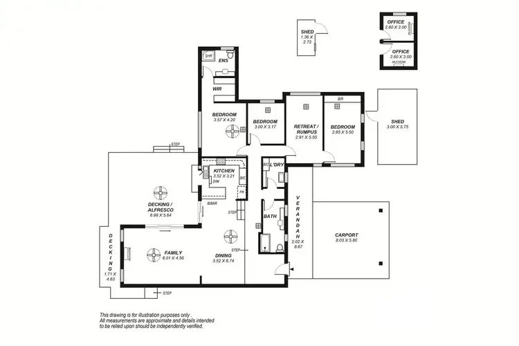 Floorplan of Homely house listing, 5 Dillon Road, Aldgate SA 5154