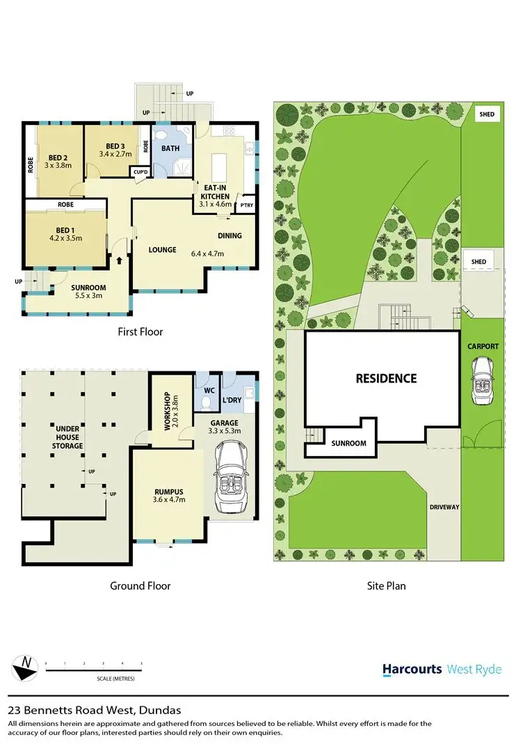 Floorplan of Homely house listing, 23 Bennetts Road West, Dundas NSW 2117
