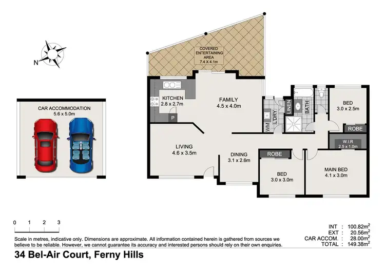 Floorplan of Homely house listing, 34 Bel-Air Court, Ferny Hills QLD 4055