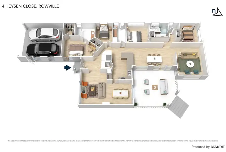 Floorplan of Homely house listing, 4 Heysen Close, Rowville VIC 3178