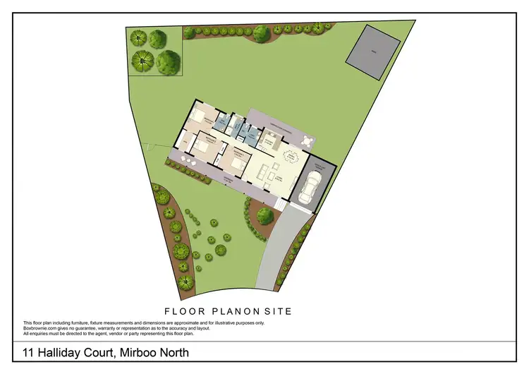 Floorplan of Homely house listing, 11 Halliday Court, Mirboo North VIC 3871