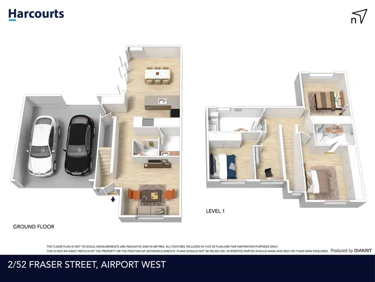 Floorplan of Homely townhouse listing, 2/52 Fraser Street, Airport West VIC 3042