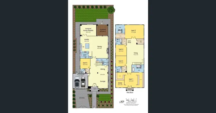 Floorplan of Homely house listing, 5 Dunscombe Avenue, Glen Waverley VIC 3150