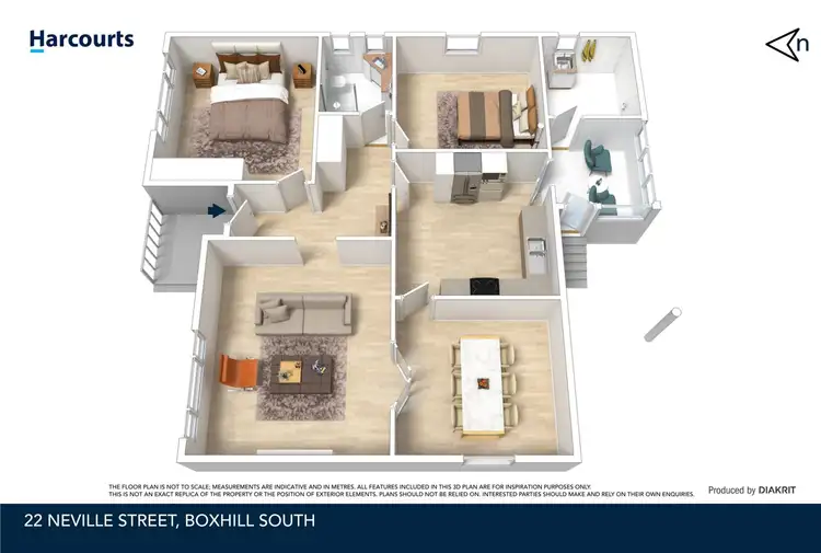 Floorplan of Homely house listing, 22 Neville Street, Box Hill South VIC 3128