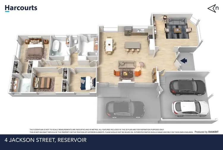 Floorplan of Homely house listing, 4 Jackson Street, Reservoir VIC 3073