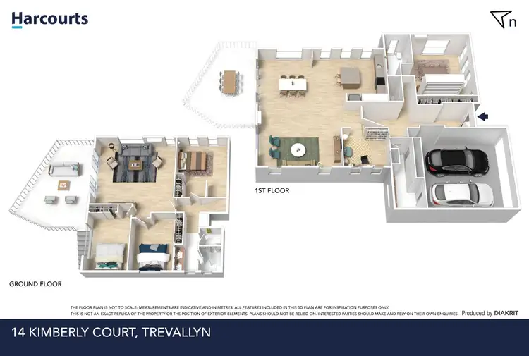 Floorplan of Homely house listing, 14 Kimberly Court, Trevallyn TAS 7250