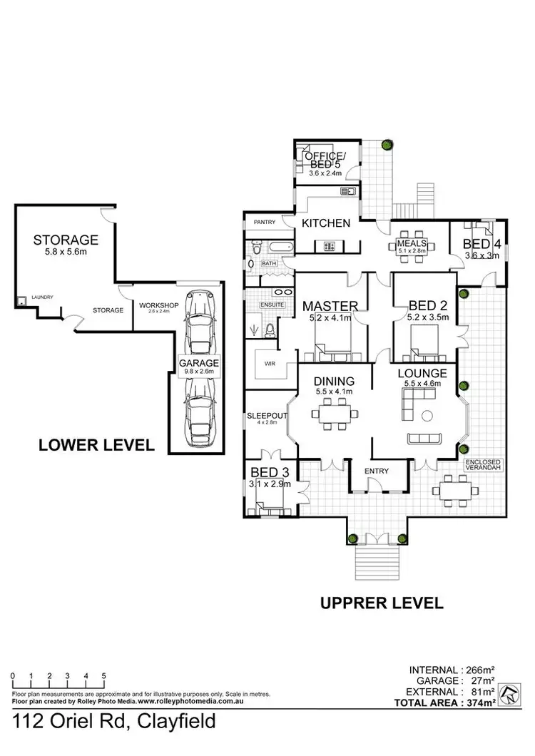 Floorplan of Homely house listing, 112 Oriel Road, Clayfield QLD 4011