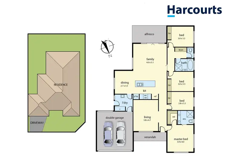 Floorplan of Homely house listing, 3 Saxon Road, Drouin VIC 3818