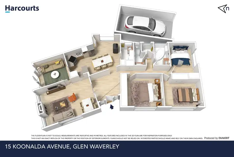 Floorplan of Homely house listing, 15 Koonalda Avenue, Glen Waverley VIC 3150