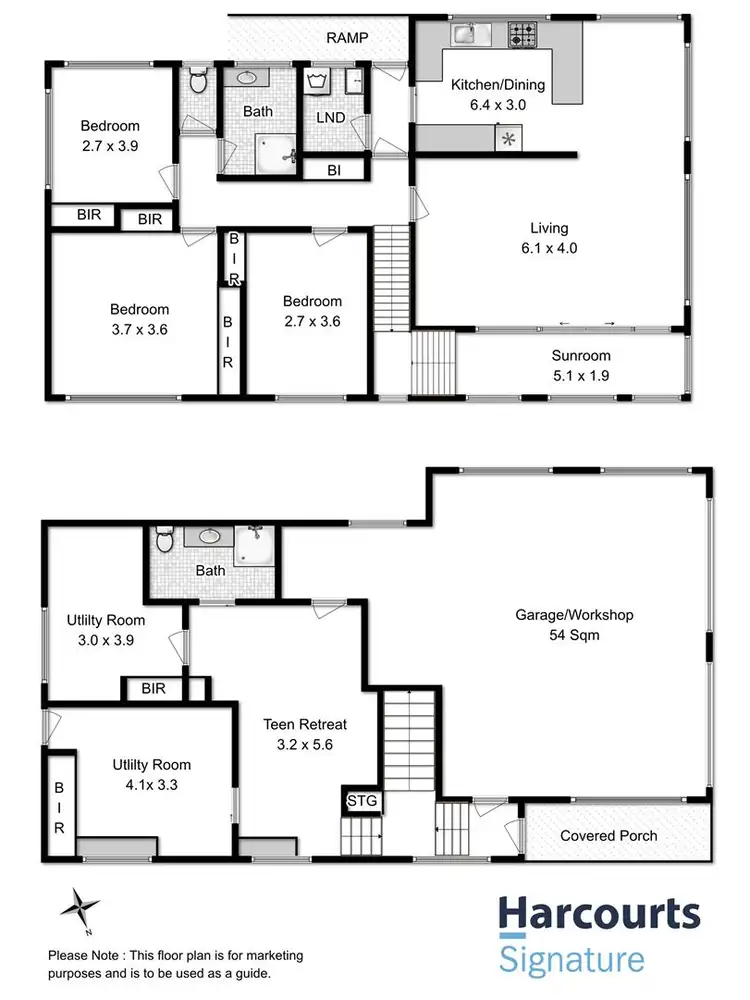 Floorplan of Homely house listing, 5 Watercart Court, Bellerive TAS 7018