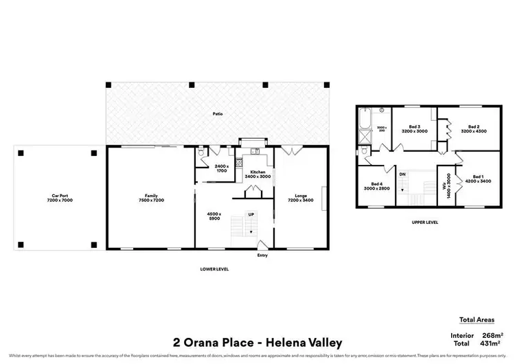 Floorplan of Homely house listing, 2 Orana Place, Helena Valley WA 6056