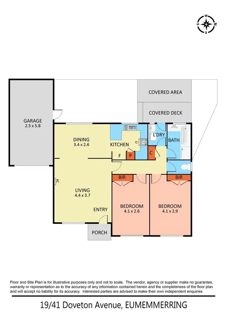 Floorplan of Homely unit listing, 19/41 Doveton Avenue, Eumemmerring VIC 3177