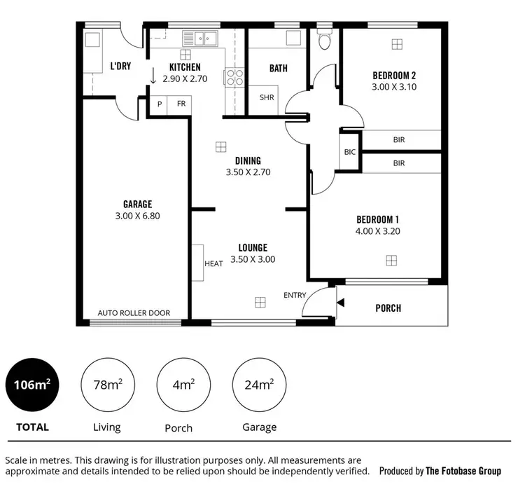 Floorplan of Homely unit listing, 3/10 Fisher Street, Tusmore SA 5065