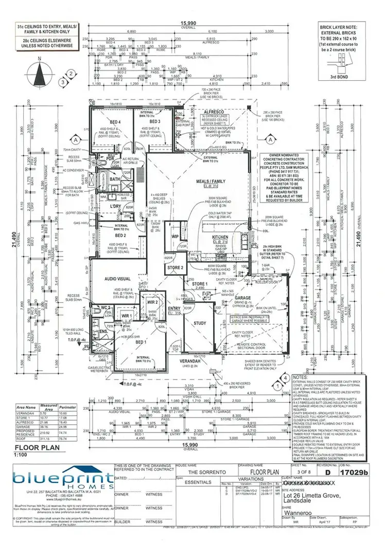 Floorplan of Homely house listing, 19 Limetta Grove, Landsdale WA 6065