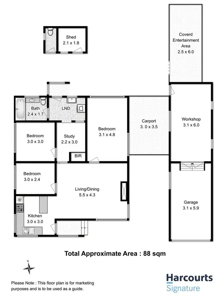 Floorplan of Homely house listing, 9 Third Avenue, Dodges Ferry TAS 7173