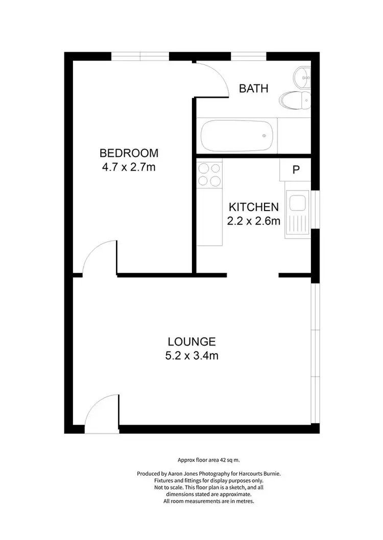 Floorplan of Homely unit listing, 28/47 North Terrace, Burnie TAS 7320