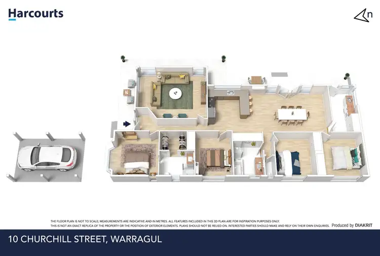 Floorplan of Homely house listing, 10 Churchill Street, Warragul VIC 3820