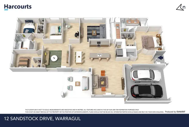 Floorplan of Homely house listing, 12 Sandstock Drive, Warragul VIC 3820