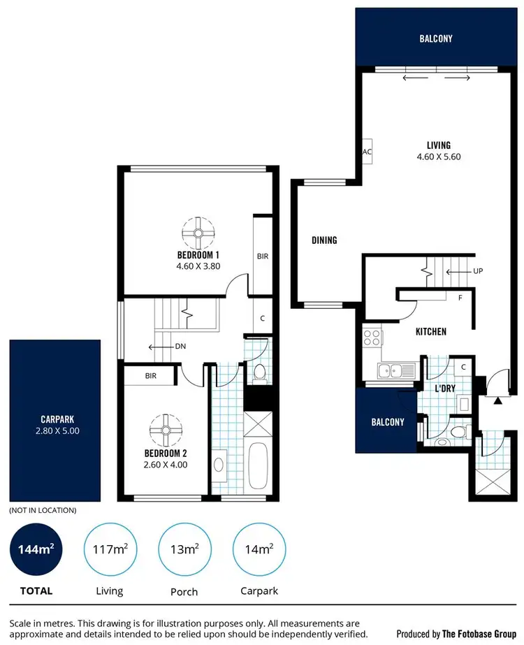 Floorplan of Homely townhouse listing, 14/47 Franklin Parade, Encounter Bay SA 5211