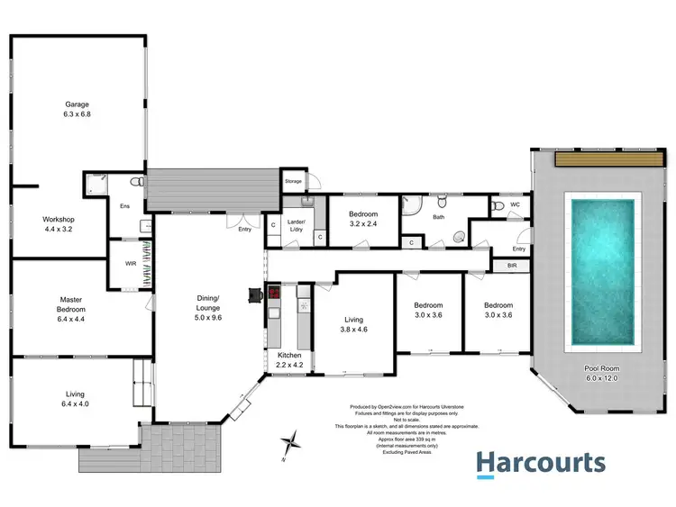 Floorplan of Homely house listing, 26 Merinda Drive, Ulverstone TAS 7315