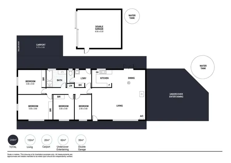 Floorplan of Homely rural property listing, 705 Inman Valley Road, Lower Inman Valley SA 5211